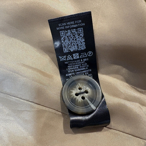 NWT Topshop Trench Coat Double Breasted Belted Sand Mustard Sz. 10 - Picture 13 of 13